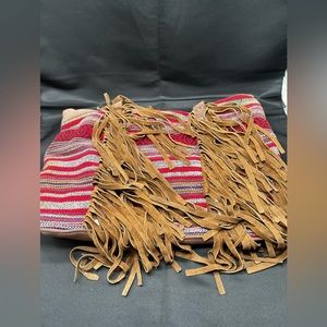 American & Beyond tapestry boho hippie tote bag. (PB2)